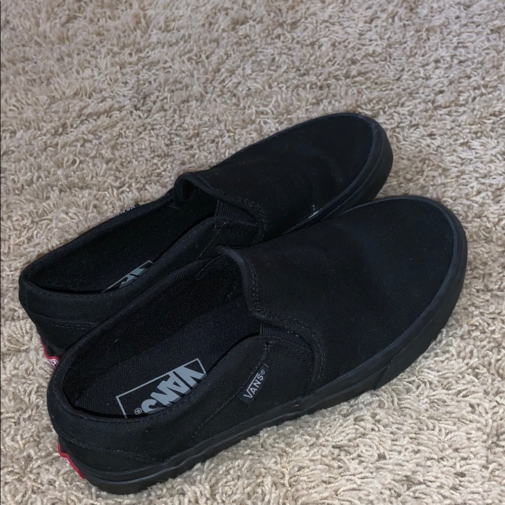 Black Slip on Vans